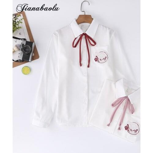 JIANABAOLU Blouses With Bow