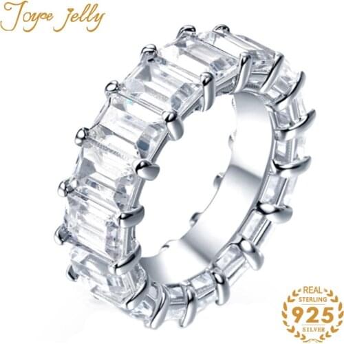 JoyceJelly Women New Jewelry 925 Sterling Silver Ring Women Fashion Heart Shaped V Shaped Rings Different Style wholesale 2020