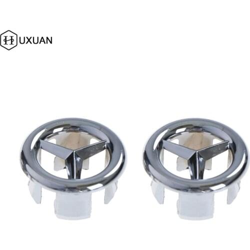 2pcs Sink Hole Round Overflow Cover Ceramic Pots Basin Sink Overflow Covers Kitchen Hotels Bathroom Accessories