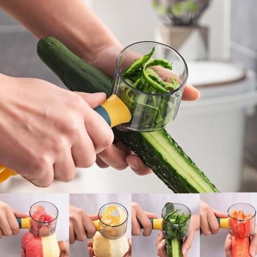 Kitchen Tools Peeler With Container Stainless Steel Blade For Fruits And Vegetables Peeling Knife Potato Peeler Planing Grater