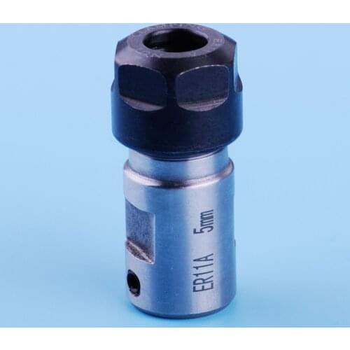 LETAOSK Steel ER11 5mm Motor Shaft Spindle Extension Rod Holder Collet Chuck CNC Milling ToolAccessories