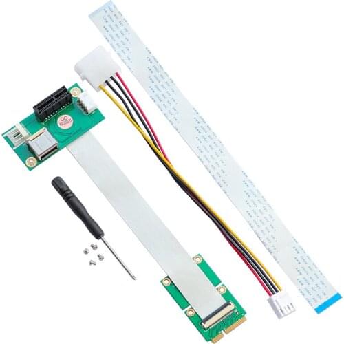 Mini PCI-E to PCI-E Express 1X Extension Cord Adapter Card with USB Riser Card Drop Shipping