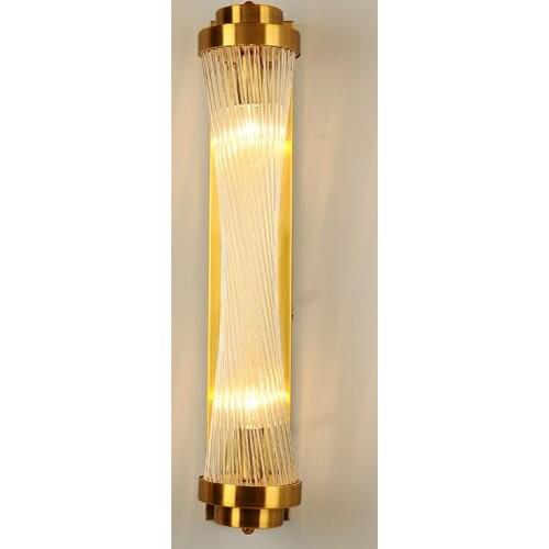 Nordic Luxury Ins Hot LED Wall Lights Blue Glass Lampshade Wall Sconce Lamp Decortive Bedside Lamp for Living Room Bedroom Light