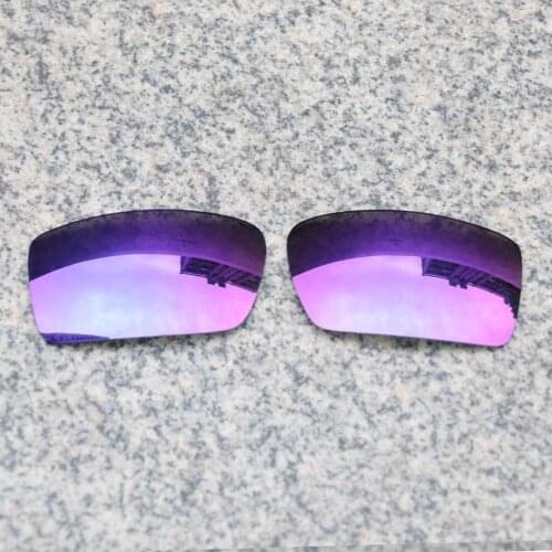 Wholesales E.O.S Polarized Enhanced Replacement Lenses for Oakley Gascan Sunglasses - Violet Purple Polarized Mirror