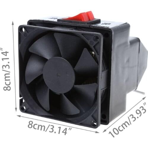 Portable 150W PTC Car Vehicle Heating Heater Hot Fan Defroster Demister DC 12V A0NE