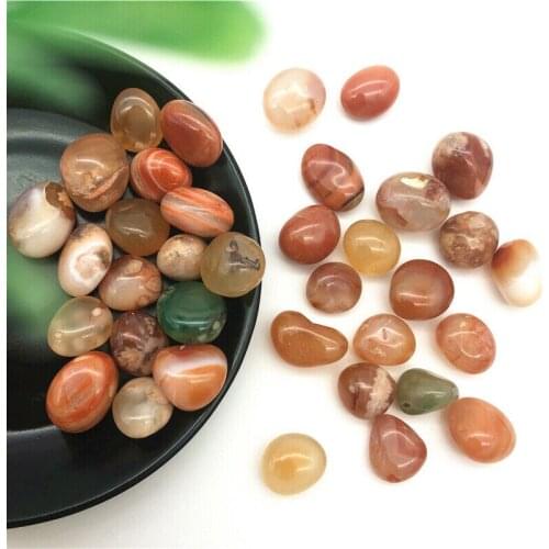 Drop Shipping 100g 10-20mm Natural Colorful Mix Tumbled Agate Crystal Bulk Mix Assorted Stone Natural Stones and Crystals