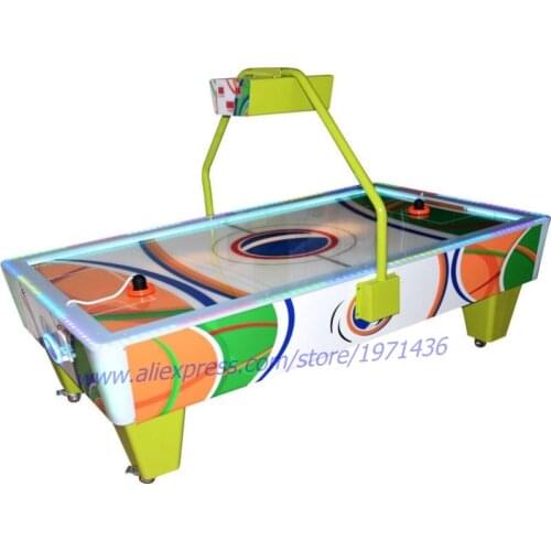 2019 The Latest Design Amusement Device Green Air Hockey Table Arcade Game Machine