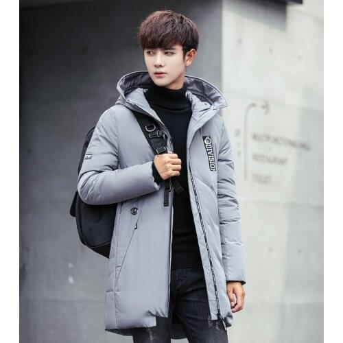 Hooded collar fashion warm long striped lace padded A209-W556-P100 letters