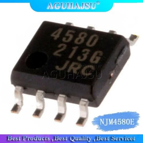1pcs/lot NJM4580E patch 8 feet JRC4580E 4580 SOP8 dual op-amp chip new original