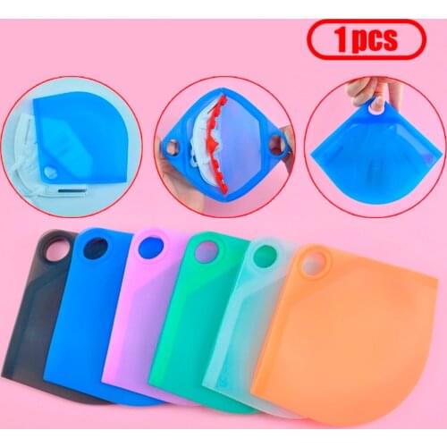 1PC Portable Reused Face Masks Silica Gel Organizer Dustproof And Moisture-proof Cover Holder Case Storage Isolate bacteria Bag