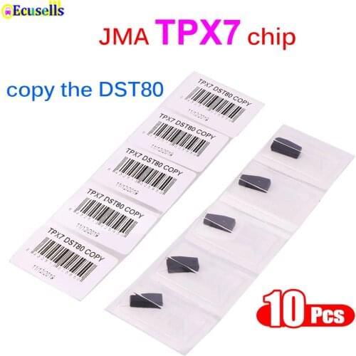 10pcs/lot JMA TPX7 Copy 4D-DST80 Chip for Ford Hyundai KIA Support JMA TRS-5000 EVO