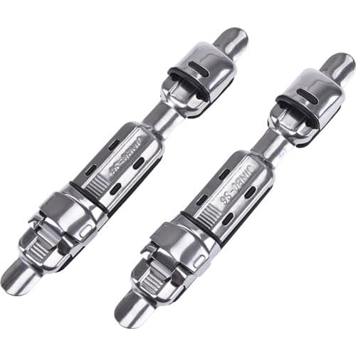 2pc wheel seat pole deck rods clip reel fitted deck stainless steel seat fishing tackle accessories Stainless Steel Fishing rods