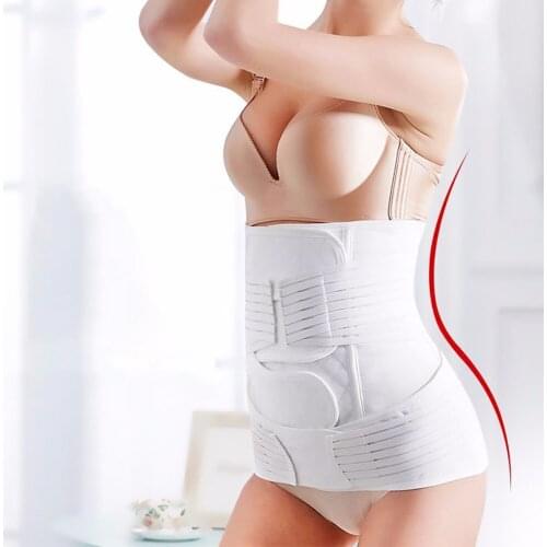 2in1 Belly/Pelvis Postpartum Belt Body Recovery Shapewear Belly Slim Waist Cinchers Breathable Waist Trainer Corset
