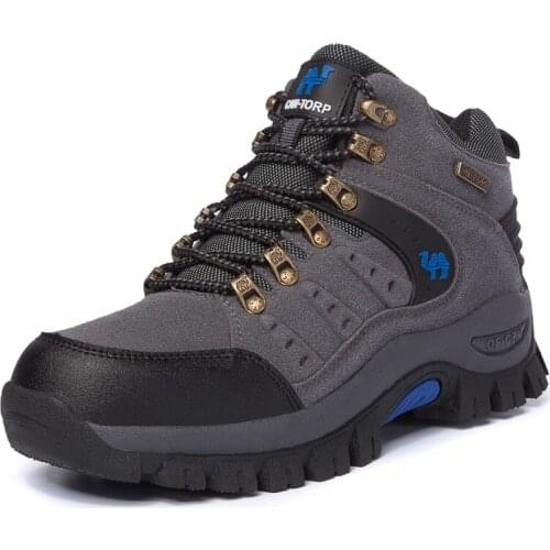 2021 Couples Outdoor Mountain Desert Climbing shoes. Men Women Ankle Hiking Boots, Plus Size Fashion Classic Trekking Footwear