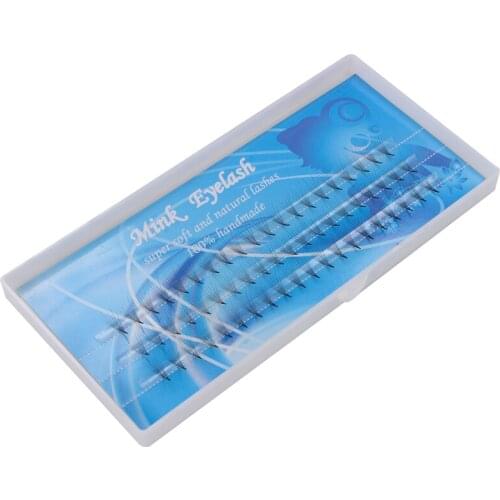 5packs/lot Silk Eyelashes 0.07 C 6D 8 to 14mm Individual Eyelashes Extension Of Mink Black Soft False Eye Lashes