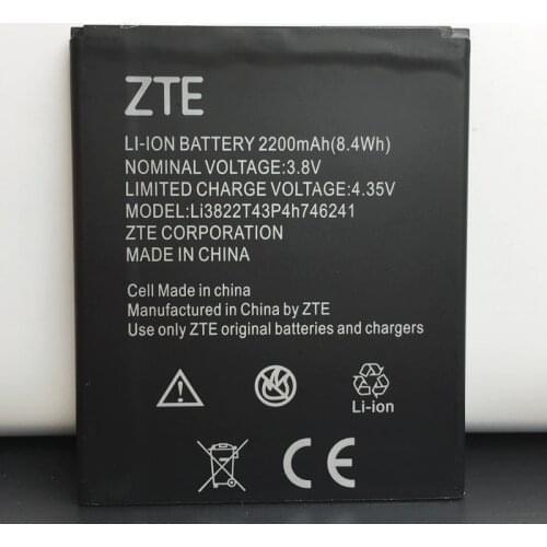 2019 2200mAh Lithium Li-ion Mobile Phone Replacement Batteries Li3822T43P4h746241 For ZTE Blade L4 Pro A465 A475 TWM Amazing X3s