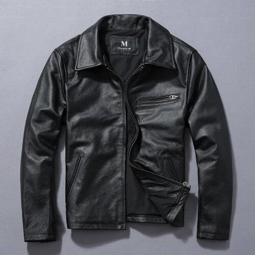 Free shipping.style soft mens motor biker leather Jacket,man Original genuine Leather coat.fashion homme slim sheepskin clothes