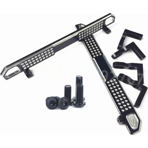 RC Cars TRAXXAS Alloy Pedal Side Board Side Skid Plate Footplate OP For 1/10 RC Crawler Traxxas TRX-4 Trx 4 Upgrade Parts CNC