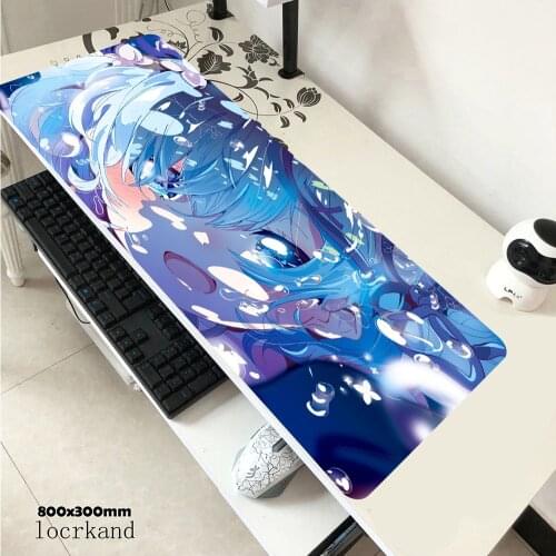 Re Zero Sexy Anime Girl Large Lock Edge Mouse Pad Gamer Notebook Computer Mousepad Mats Office Desk Resting Surface Mat