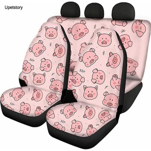 Upetstory Lovely Cartoon Pig Prints Car Seat Protector Cover for Childrens Heavy-Duty Vehicle Seat Protector for Car Seat Hot