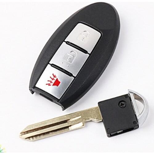 DAKATU 3 BUTTON Smart Remote Car Key Shell Case Cover For Nissan Altima Maxima Sentra Remote keyless entry fob case cover