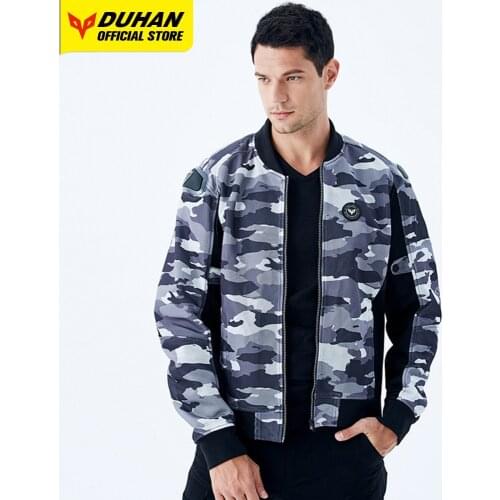 DUHAN Waterproof Motorcycle Jacket Men Body Protector Motocross Jacket Windproof Jaqueta Motoqueiro Summer Moto Cycling Clothing