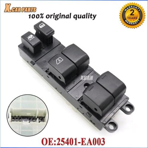 Power Window Master Control Switch 25401-EA003 For Nissan Frontier For Xterra 2005-2012 25401EA003 25401 EA003