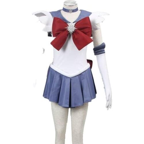 CosplayLove Sailor Moon Tomoe Hotaru Sailor Saturn Cosplay Costumes Dress Anime Purple Cute Stock For Halloween Christmas
