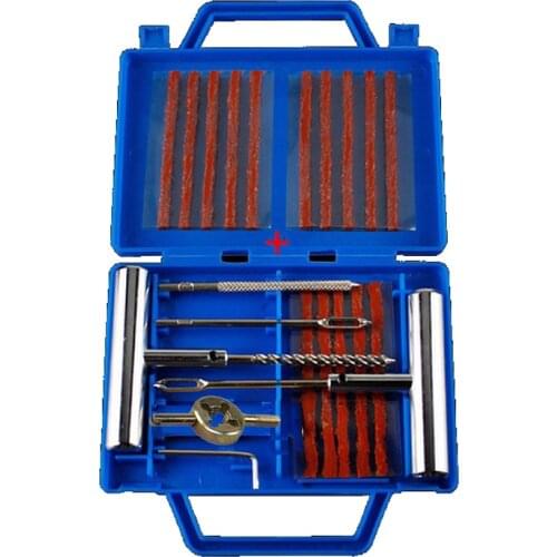 Car Tire Repair Kit with Box Tire Puncture Emergency Repair Tools Car Motorcycle Bicycle Tyre Repairing Tool big truck