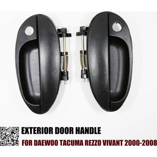 OKC CAR STYLE EXTERIOR DOOR HANDLE FOR DAEWOO TACUMA REZZO VIVANT 2000-2008 FR:96507784 FL:96507783