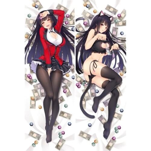 Customize Sexy Anime Japanese Throw Otaku Dakimakura Kakegurui Cosplay Props 3D Double-side Hugging Body Pillow Case 150x50 CM