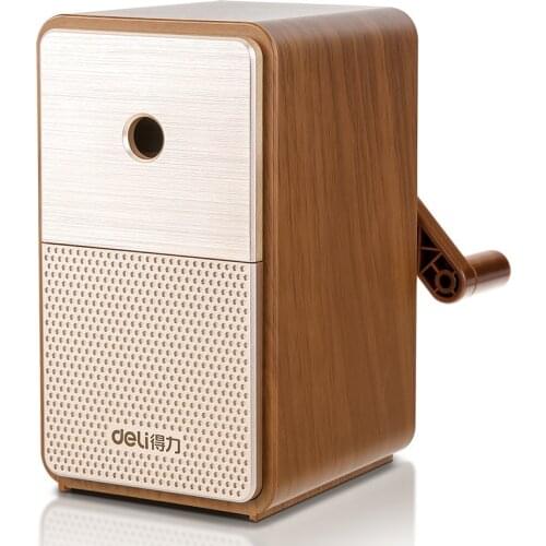 Retro Speaker Style Pencil Sharpener Creative Classic Model Hand Crank Mechanical Sharpeners for School Student Stationery