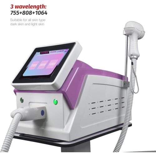 800W New Design Hair Free Portable Alma Diode Laser Hair Removal Machine 808Nm Soprano