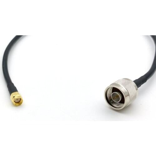 RP-SMA Plug(Female in) to N type Male Connector RG58 Coax RF Pigtail Cable
