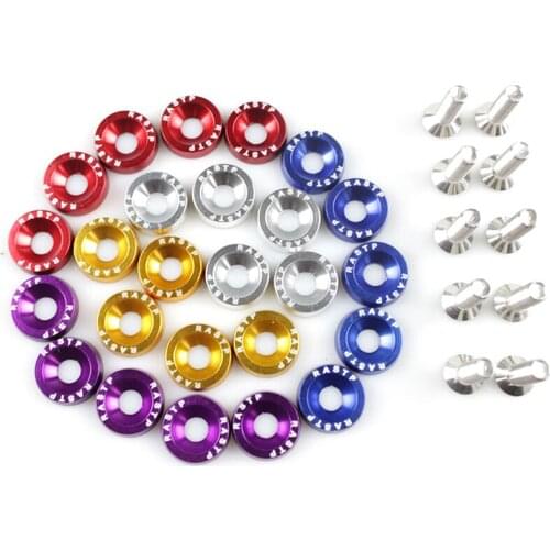 ​Fender Washer Bumper 10pcs Tuning Car Universal Engine Concave jdm Screws Replacement for any 10mm bolts applications