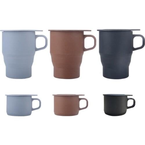 Folding Silicone Cup Portable Silicone Telescopic Drinking Collapsible Coffee Cup Multi-function Foldable Silica Mug Travel