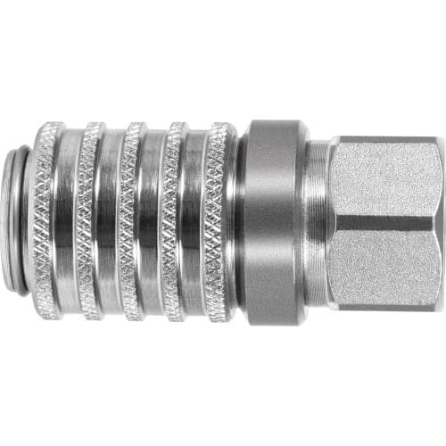 Chuang Qian PD242 Series PD Steel Test Port 1/8" Body Size, 1/4"-18 NPTF Thread Size, 2.12" Length