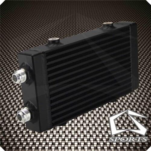 Universal Small Bar and Plate Dual Pass Oil Cooler Core:9.5"x5.5"x1.58"