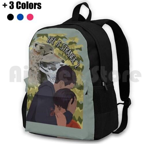 Life Is Strange 2-Wolf Brothers ( Sean & Daniel ) Outdoor Hiking Backpack Waterproof Camping Travel Life Is Strange Lis Life Is