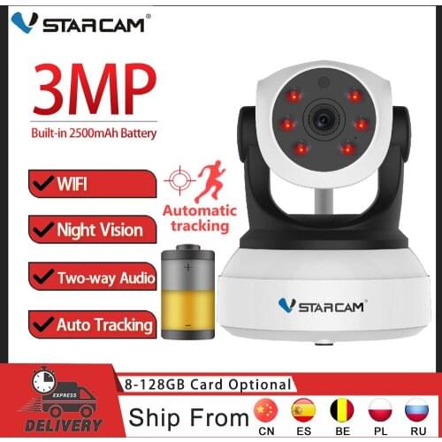 Vstarcam Indoor IP Camera HD 1080P Battery Camera WiFi Wireless Surveillance Camera 3MP Home Security PIR Alarm Audio Low Power