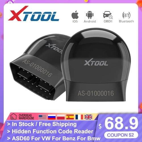XTOOL ASD60 For VW For Benz For Bmw OBD2 Diagnostic Tools Programmer Car Hidden Function Code Reader Scanner Andriod/IOS Update