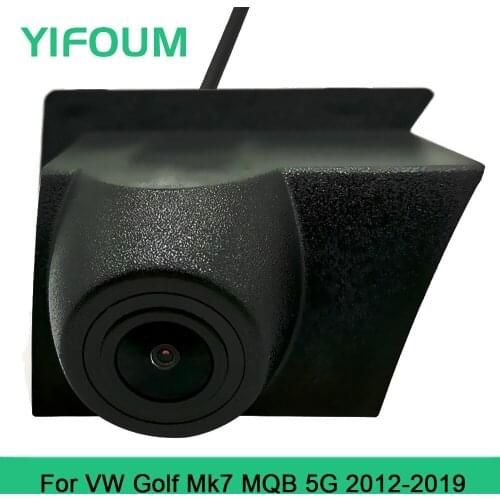 YIFOUM HD CCD Car Front View Parking Night Vision Positive Waterproof Logo Camera For Volkswagen VW Golf Mk7 MQB 5G 2012-2019