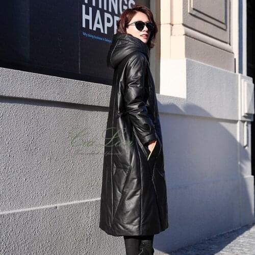 Genuine Duck Down Winter Coat Sheepskin Real Leather Jacket Women Clothes 2020 Chaqueta Mujer 18158