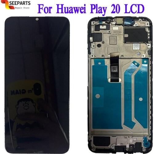 100% Tested 6.52" LCD For Huawei Honor Play 20 LCD Display Touch Screen For Honor Play 20 LCD Play20 Assembly Replacement