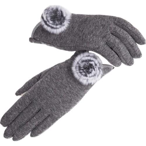 Women Winter Touch Screen Winter Gloves Autumn Warm Gloves Wrist Mittens Driving Ski Windproof Glove luvas guantes handschoenen