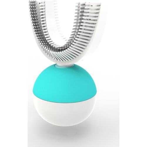 2019 New TV Products Intelligent Automatic Electric Sound Wave Adult Lazy U-shaped Toothbrush with Annular Wireless Toothbrush