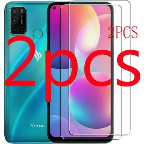2PCS Clear Guard FOR Vsmart Joy 4 High HD Tempered Glass Protective On Joy4 Screen Protector Film Saver Shield Protect