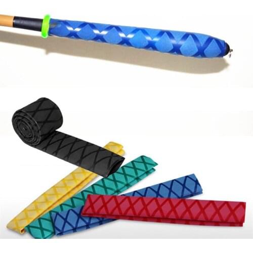 30mm Non Slip Textured Heat Shrink Tubing Fishing Rod Handle Grips