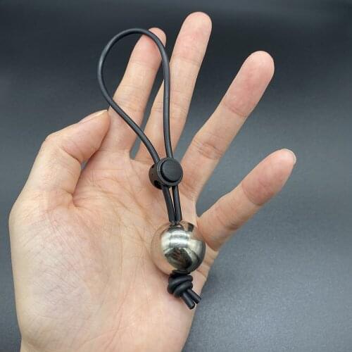 36mm Drop Ball Penis Ring Metal Ball Weight Hanger Penis Enlargement Weight Stretcher Extender Cock Ring Male Chastity Device