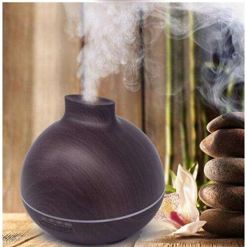 400ML Smart APP Control Electric Aroma Essential Oil Diffuser Ultrasonic Aromatherapy Air Humidifier 7 Color LED Night Light